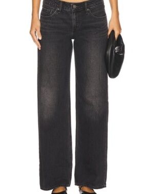 Levi's Black Wide Leg High-Rise Jeans